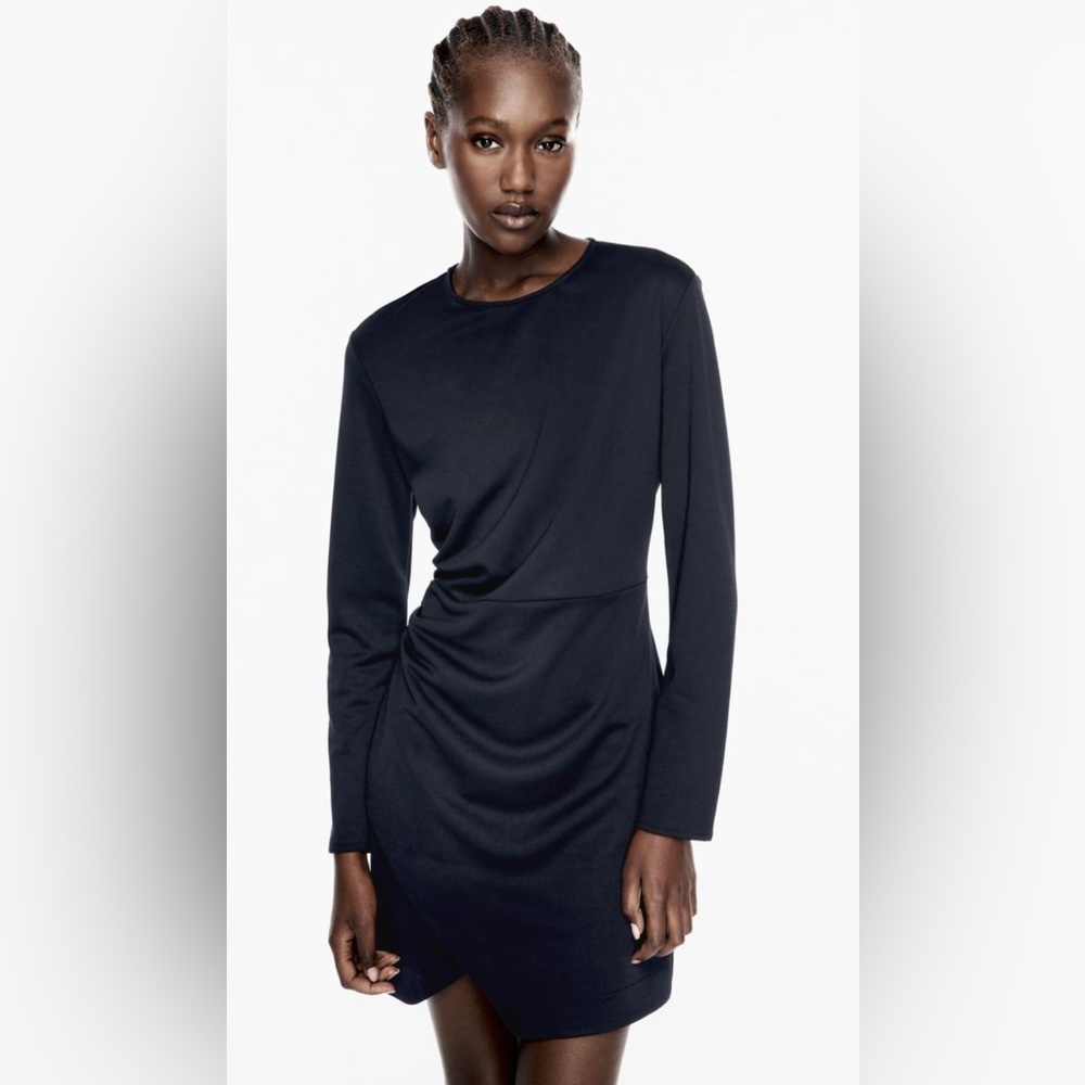 Zara Black Long Sleeve Top